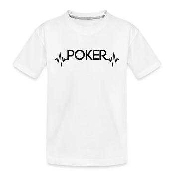 Poker Heartbeat - T-shirt bio Premium Enfant - blanc - Devant