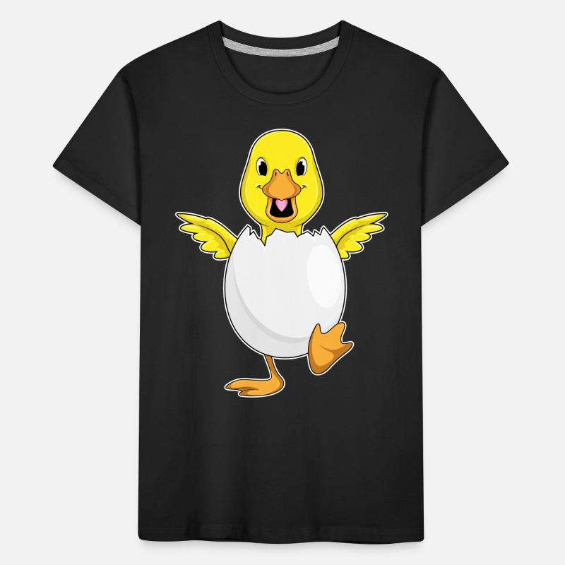 Duck with egg Kids' Premium Organic T-Shirt