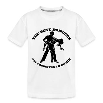 Tanzen Vater Hobby Tänzer Papa Tanzsport Dad - Kinder Premium Bio T-Shirt - Weiß - Vorne