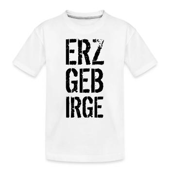 Erzgebirge - Kinder Premium Bio T-Shirt - Weiß - Vorne
