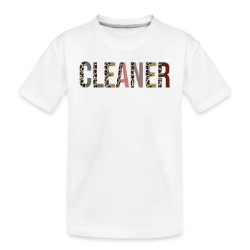 Nettoyeur - T-shirt bio Premium Enfant - blanc - Devant
