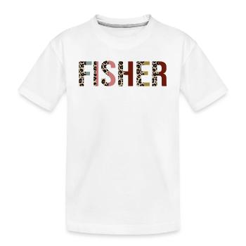 Pêcheur - T-shirt bio Premium Enfant - blanc - Devant