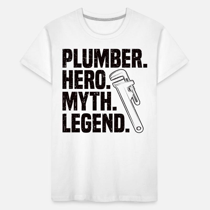 Heating engineer gift system mechanic plumber Kids' Premium Organic T-Shirt