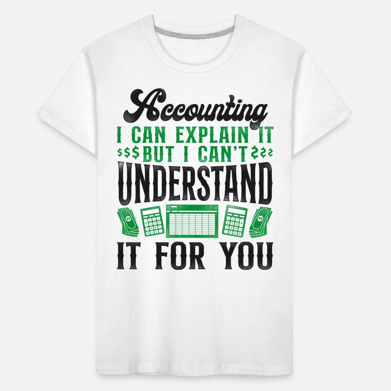 Comptable Comptable Comptable Comptabilité T-shirt bio Premium Enfant