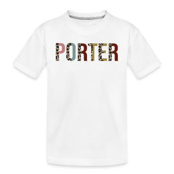 Porteur - T-shirt bio Premium Enfant - blanc - Devant