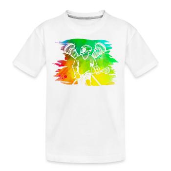 Lacrosse - T-shirt bio Premium Enfant - blanc - Devant