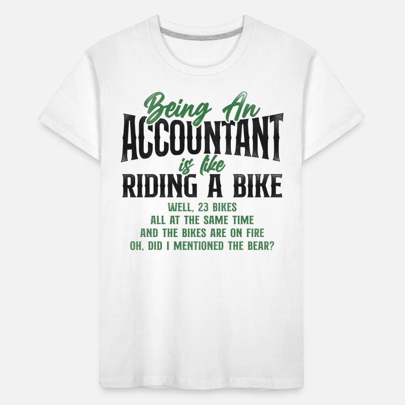 Comptable Comptable Comptable Comptabilité T-shirt bio Premium Enfant