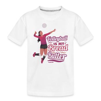 Volleyball Beach Volleyball Gift Beach - Kids' Premium Organic T-Shirt - white - Front