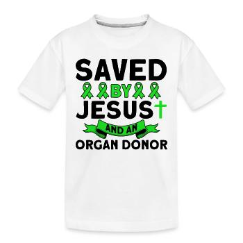Chirurgie de transplantation d’organes transplantés - T-shirt bio Premium Enfant - blanc - Devant