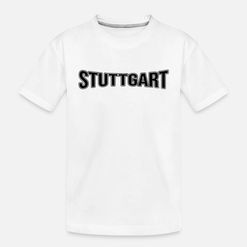 Stuttgart - Kinder Premium Bio T-Shirt - Weiß