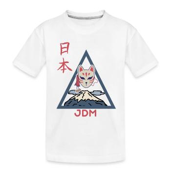 JDM Fan - Kinder Premium Bio T-Shirt - Weiß - Vorne