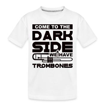 Trompete Orchester Musiker Trompeter Blasmusik - Kinder Premium Bio T-Shirt - Weiß - Vorne