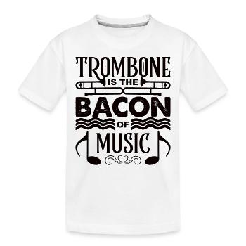 Trompete Orchester Musiker Trompeter Blasmusik - Kinder Premium Bio T-Shirt - Weiß - Vorne