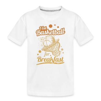 Basketball Basketball Basketball Club - T-shirt bio Premium Enfant - blanc - Devant