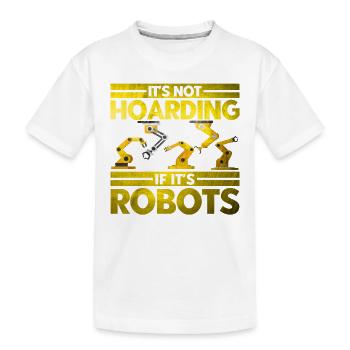 Robotique Robotique Ingénieur Robot Cadeau - T-shirt bio Premium Enfant - blanc - Devant