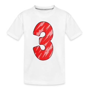 3 - T-shirt bio Premium Enfant - blanc - Devant