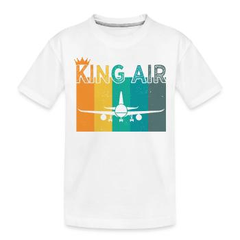 Pilote d’avion volant Sport Idée cadeau - T-shirt bio Premium Enfant - blanc - Devant