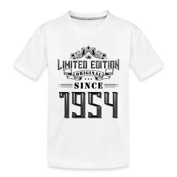 1954 limited edition - Kids' Premium Organic T-Shirt - white - Front