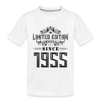 1955 limited edition - Kinder Premium Bio T-Shirt - Weiß - Vorne
