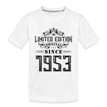 1953 limited edition - Kinder Premium Bio T-Shirt - Weiß - Vorne