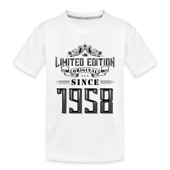 1958 Limited Edition - Kids' Premium Organic T-Shirt - white - Front