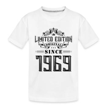 1969 limited edition - Kids' Premium Organic T-Shirt - white - Front