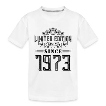 Édition limitée 1973 - T-shirt bio Premium Enfant - blanc - Devant