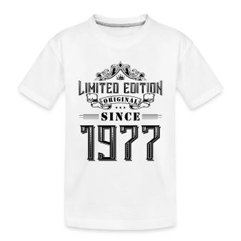 1977 Limited Edition - Kids' Premium Organic T-Shirt - white - Front