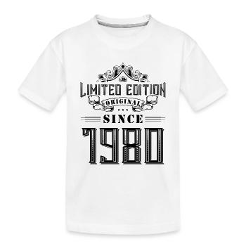 Édition limitée 1980 - T-shirt bio Premium Enfant - blanc - Devant