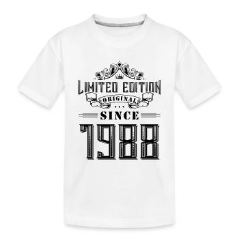 1988 limited edition - Kinder Premium Bio T-Shirt - Weiß - Vorne