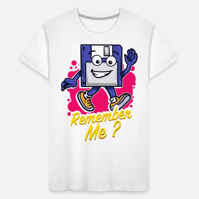 Programmierer Retro-diskette Floppy disc Kinder Premium Bio T-Shirt