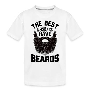 Mechaniker Techniker Handwerker Garage KFZ Bastler - Kinder Premium Bio T-Shirt - Weiß - Vorne