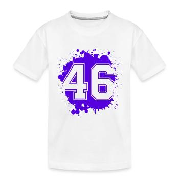 46 Nombre d’objets blob - T-shirt bio Premium Enfant - blanc - Devant