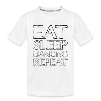 Manger sleep dancing - T-shirt bio Premium Enfant - blanc - Devant