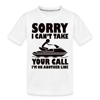 Jetski Sport Water Motorcycle Water Sports Gift - Kids' Premium Organic T-Shirt - white - Front