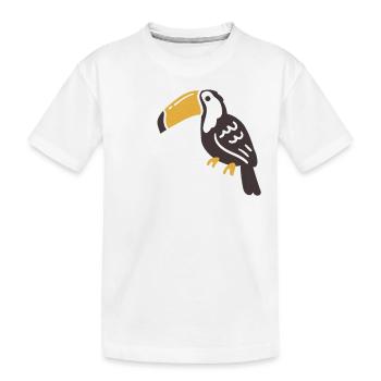Toucan - T-shirt bio Premium Enfant - blanc - Devant