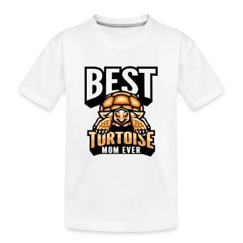 Tortoise - Kids' Premium Organic T-Shirt - white - Front