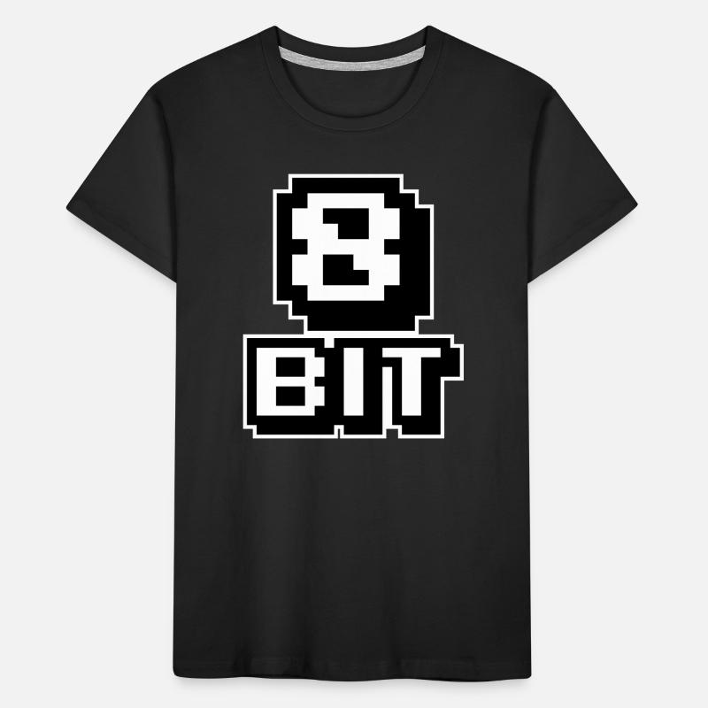 8-Bit-Computer Kinder Premium Bio T-Shirt