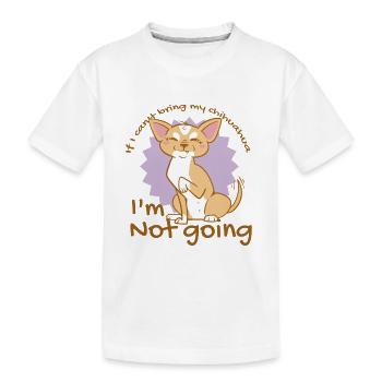 Chihuahua Chiens Chihuahua Propriétaire Propriétaire Chien Propriétaire - T-shirt bio Premium Enfant - blanc - Devant