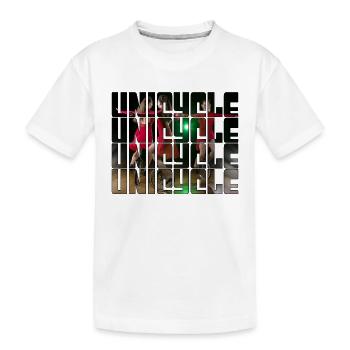 Monocycle - T-shirt bio Premium Enfant - blanc - Devant