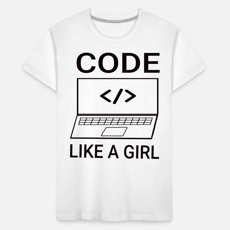 Softwareentwickler Programmierer Frauen Mädchen Kinder Premium Bio T-Shirt