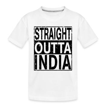 Inde Tout droit sorti de l’Inde - T-shirt bio Premium Enfant - blanc - Devant
