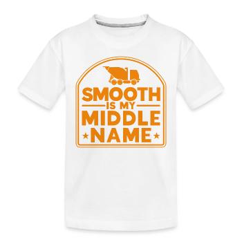 Don d’ouvrier de chantier en béton armé - T-shirt bio Premium Enfant - blanc - Devant