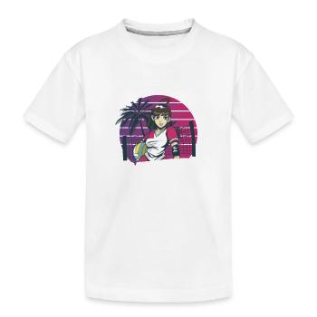 Volleyball Beach Volleyball Gift Beach - Kids' Premium Organic T-Shirt - white - Front