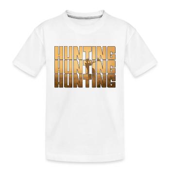 Chasser - T-shirt bio Premium Enfant - blanc - Devant