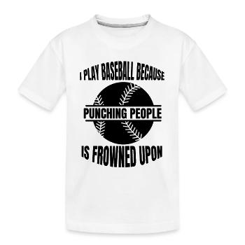 Baseball Lovers Baseball Gift Jeu de baseball - T-shirt bio Premium Enfant - blanc - Devant