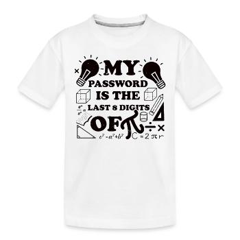 Mathelehrer Mathematische Formel Geometrie Lehrer - Kinder Premium Bio T-Shirt - Weiß - Vorne