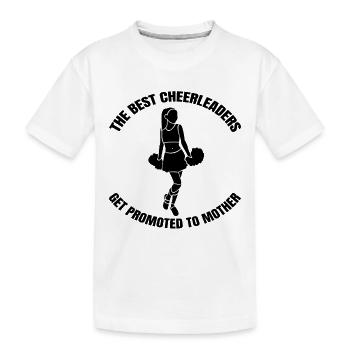 Cheerleading Cheerleader Gift Cheerleader - Kids' Premium Organic T-Shirt - white - Front
