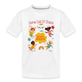 École maternelle - T-shirt bio Premium Enfant - blanc - Devant