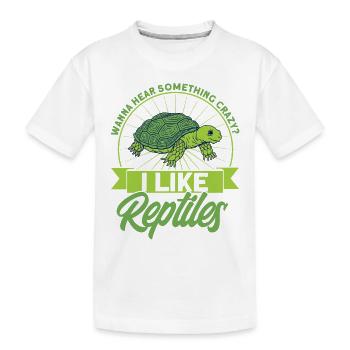 Reptile Lizards Reptile Lovers Gift - T-shirt bio Premium Enfant - blanc - Devant